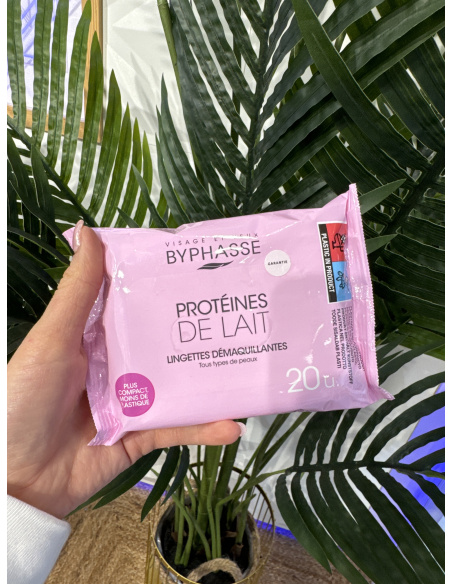 TOALLITAS DESMAQUILLANTES PROTEÍNA DE LECHE