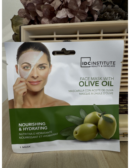 MASCARILLA FACIAL DE OLIVA NUTRITIVA E HIDRANTANTE