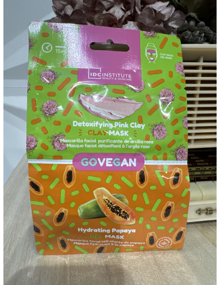 MASCARILLA FACIAL DOBLE ARCILLA Y PAPAYA