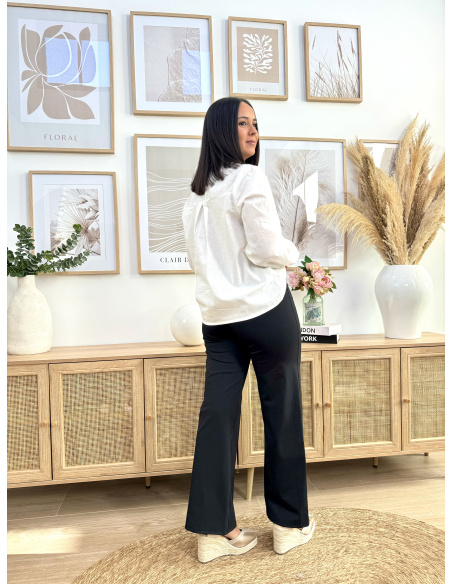PANTALÓN WIDE LEG BOTONES