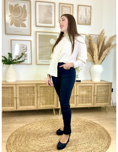 JEANS SCULPT GOMA NEGRO CURVY