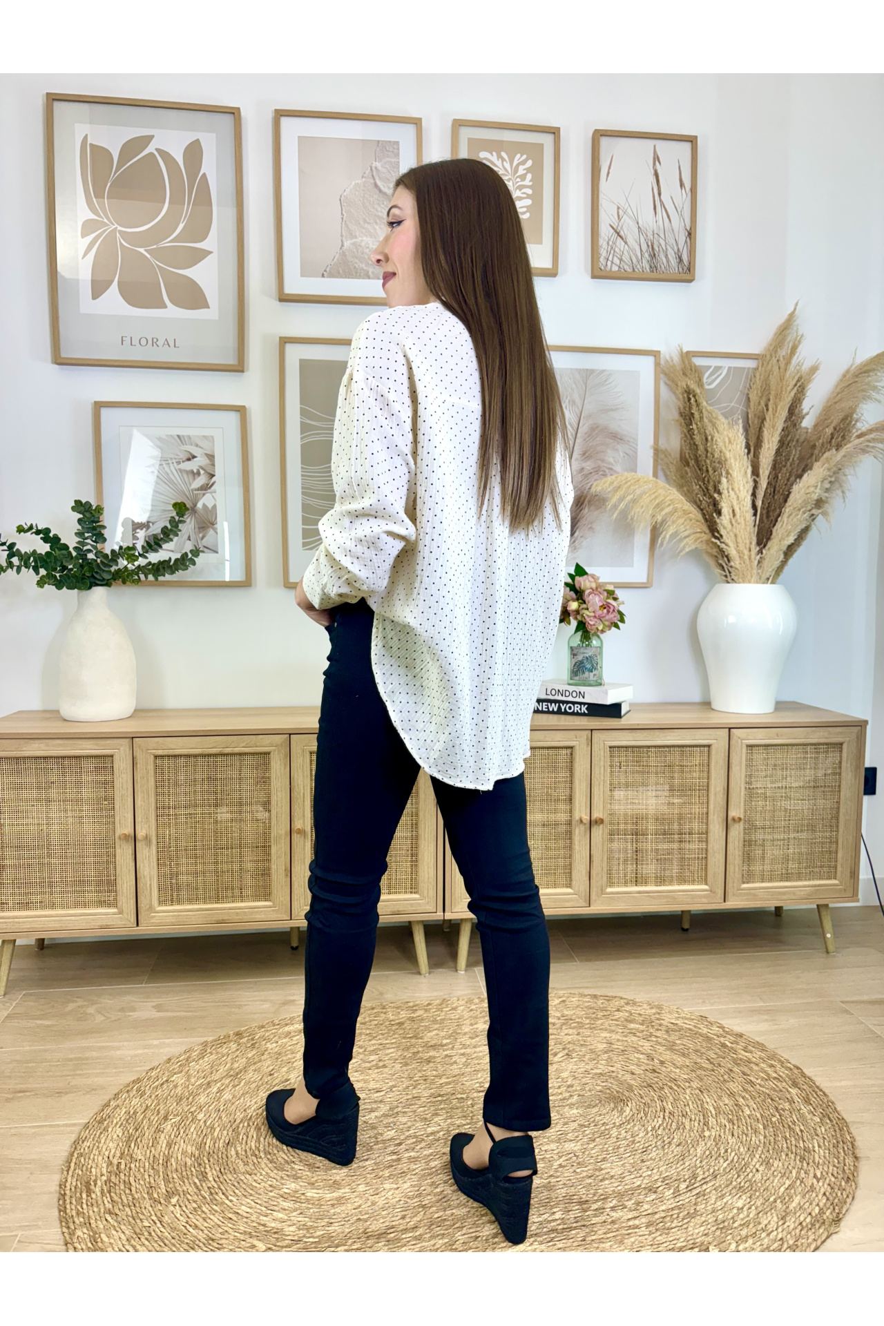JEANS SCULPT GOMA NEGRO CURVY
