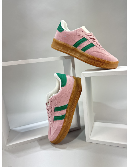 ZAPATILLA DEPORTIVAS BAMBA ROSA PASTEL