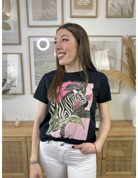 CAMISETA MANGA CORTA CEBRA