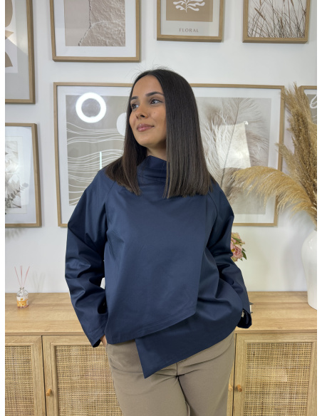 CHAQUETA CRUZADA BEIGE