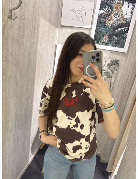 CAMISETA RODEO VIBES COW