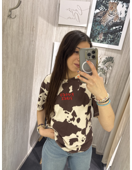 CAMISETA RODEO VIBES COW