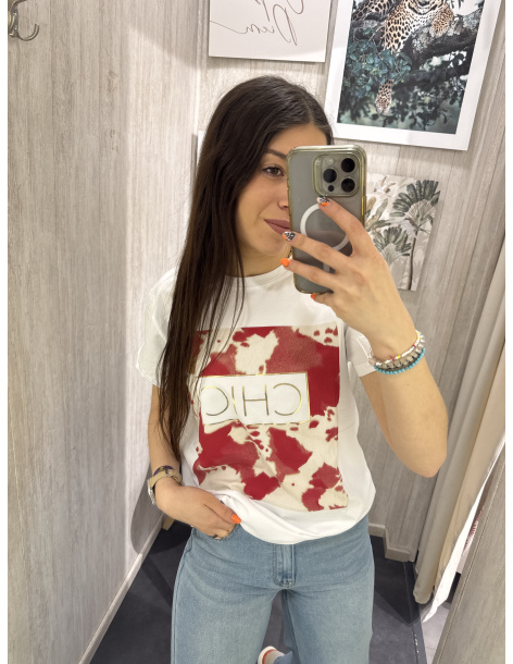 CAMISETA ALGODÓN CHIC COW
