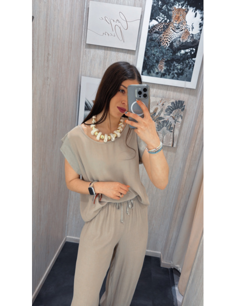 BLUSA BÁSICA COMBI RASO