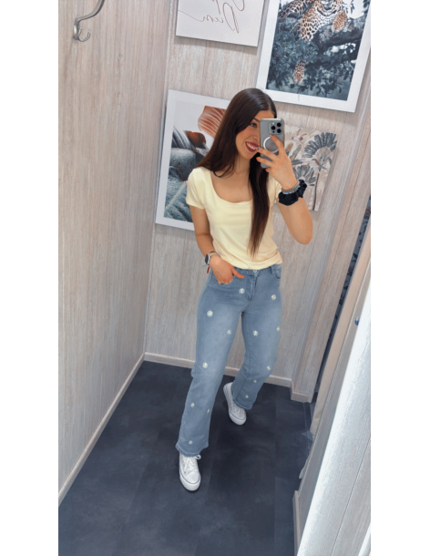 JEANS WIDE LEG MARGARITAS