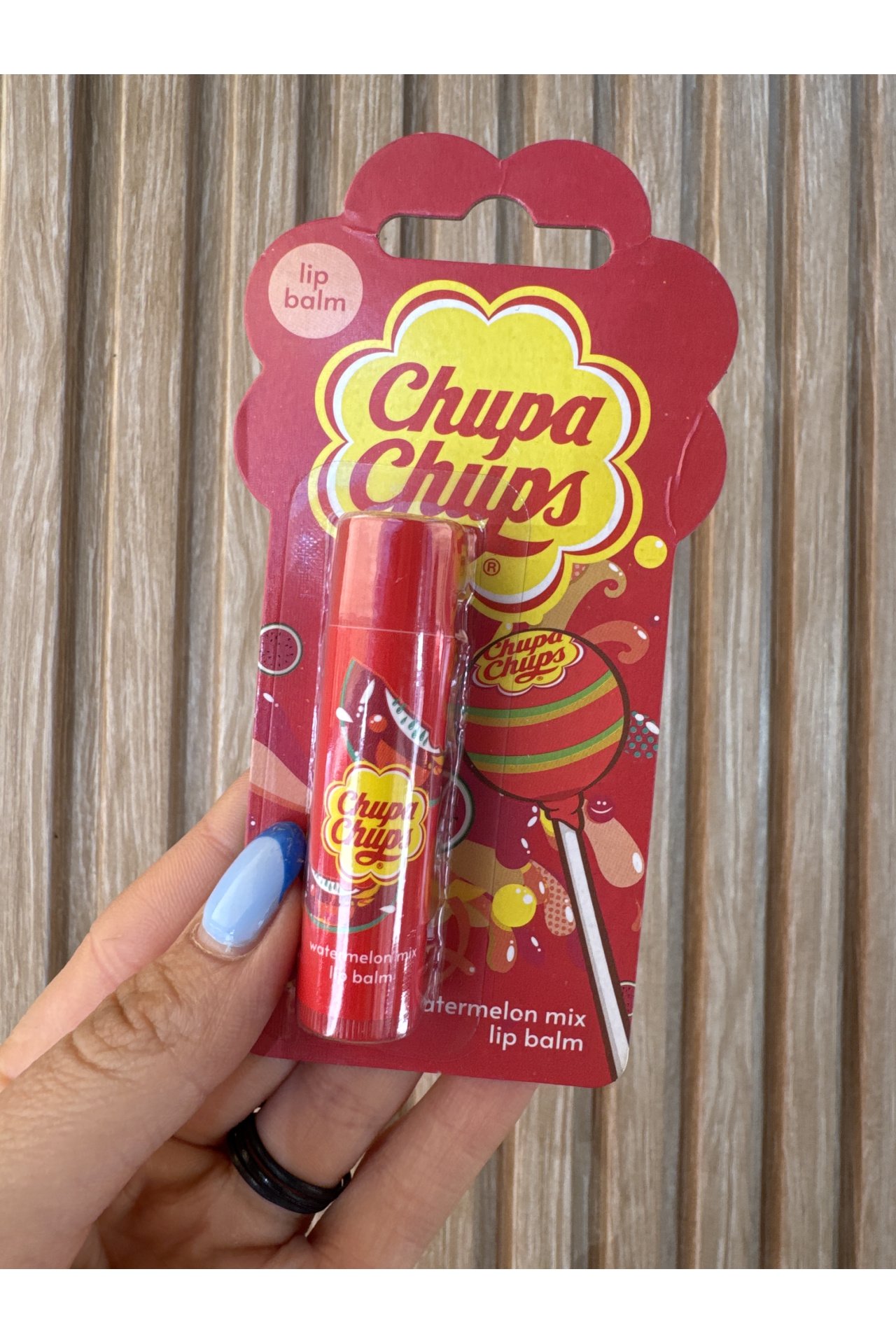 LABIAL CHUPA CHUPS ROJO
