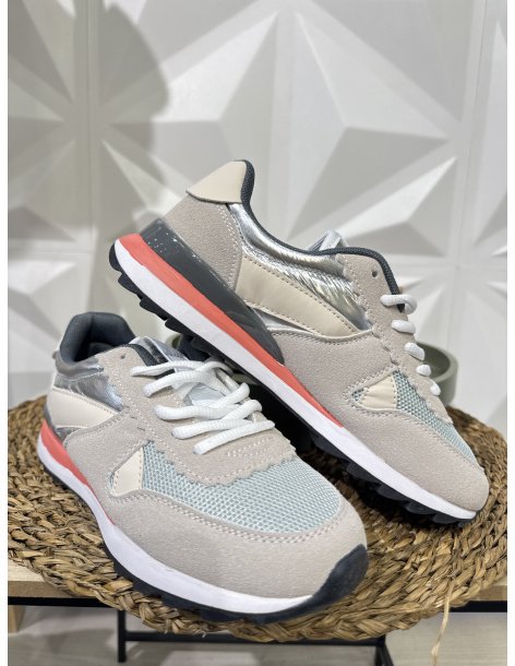 ZAPATILLA DEPORTIVA BYL PLATA