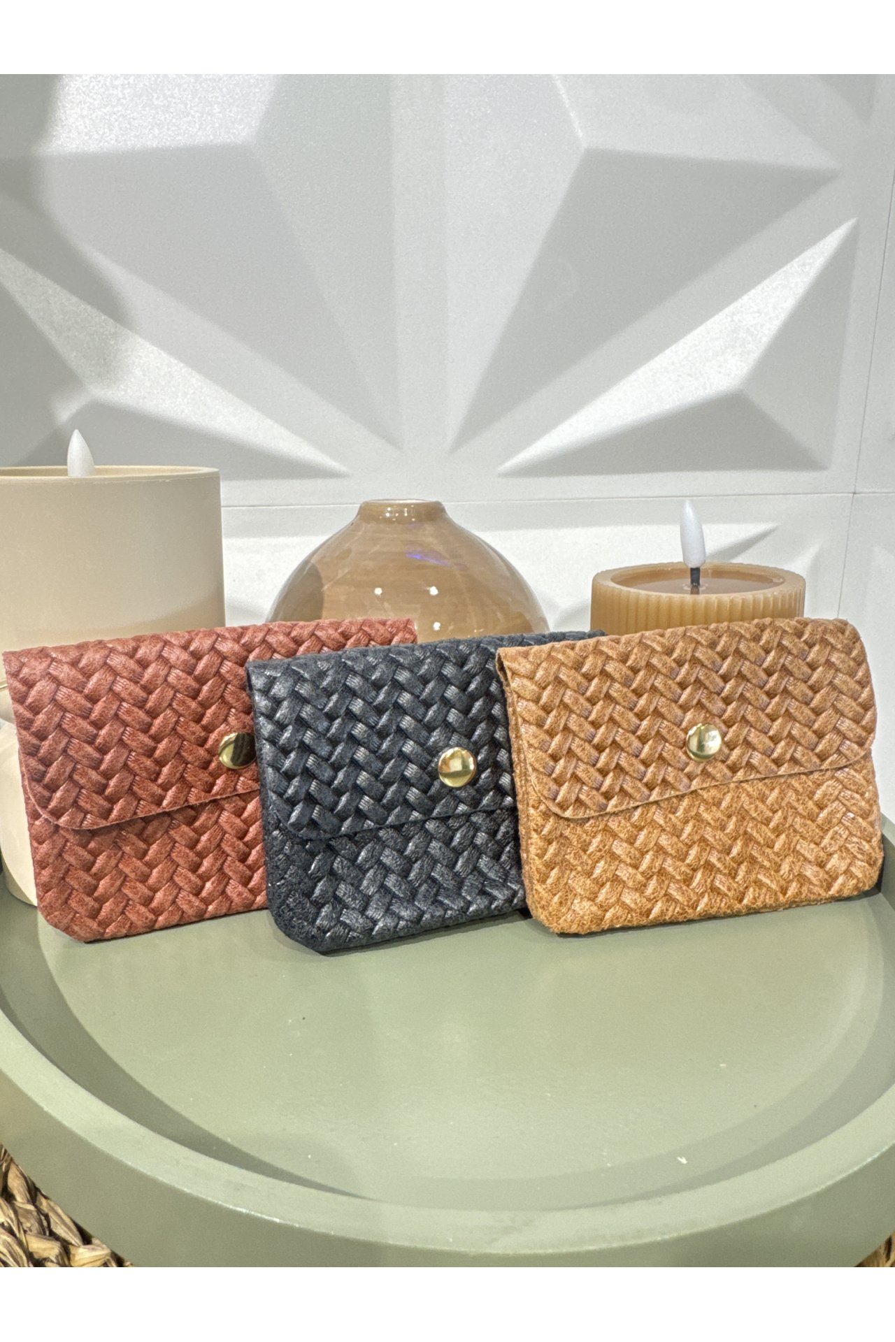 MONEDERO PEQUEÑO TRENZA PIEL