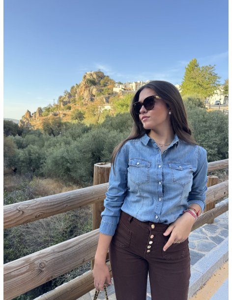 CAMISA DENIM BÁSICA