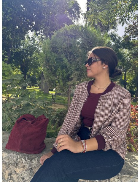 CHAQUETA BOMBER VICHY 2
