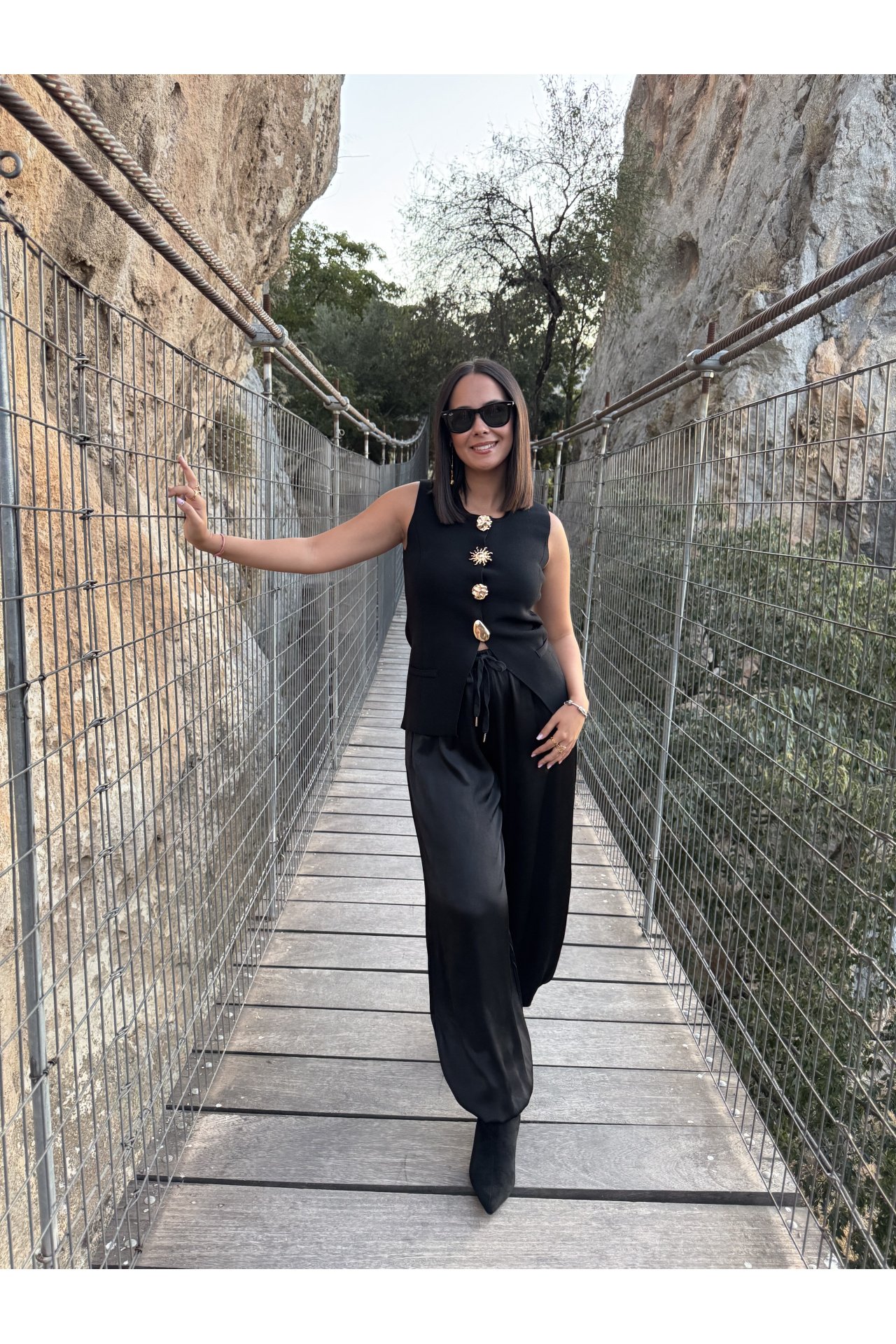 PANTALÓN BOMBACHO SATÉN