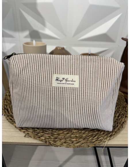 NECESER BÁSICO TELA RAYAS NECESER BÁSICO TELA RAYAS