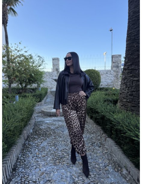 PANTALÓN BOMBACHO SEDA LEOPARDO