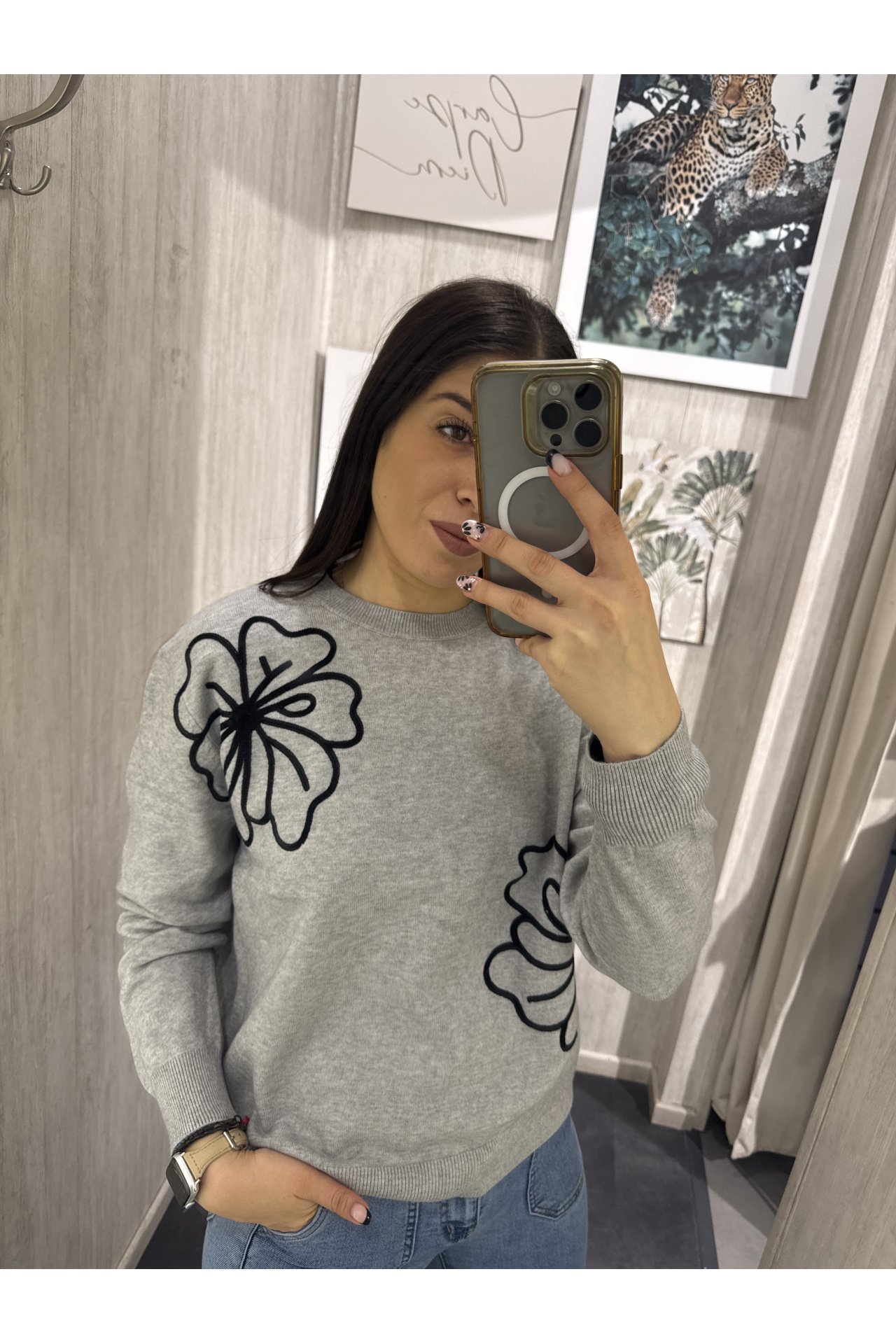 JERSEY BÁSICO FLOR