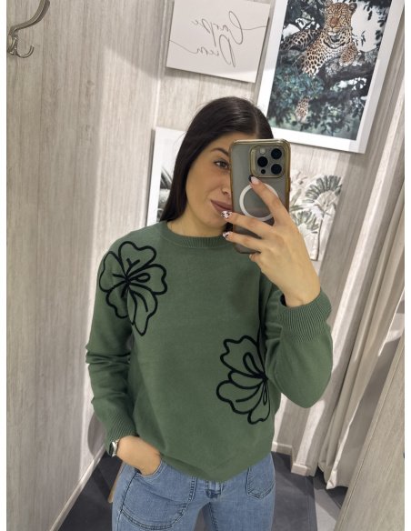 JERSEY BÁSICO FLOR