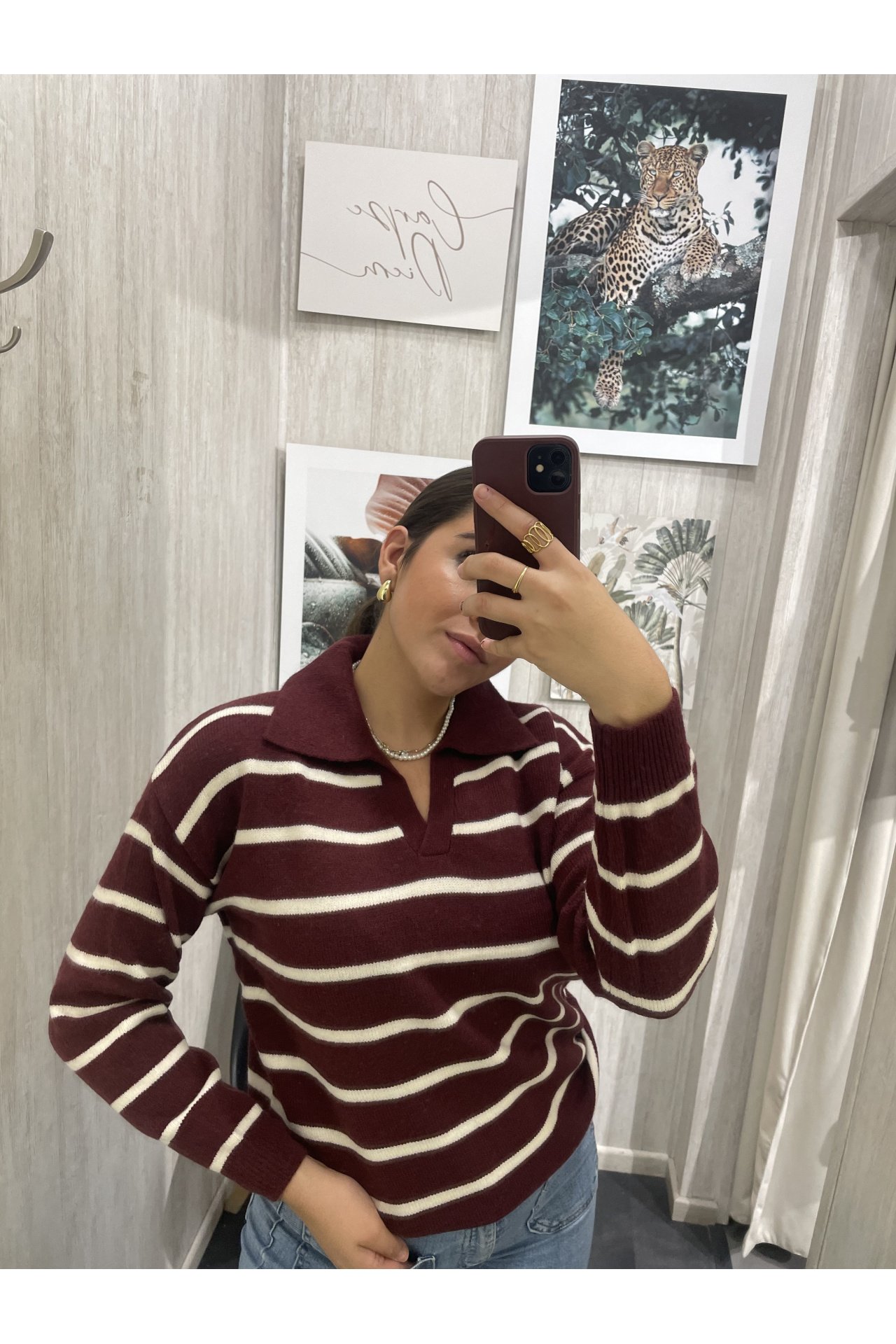 JERSEY CUELLO POLO RAYAS