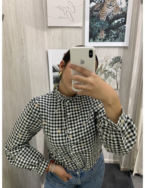 CAMISA VICHY CUELLO MAO