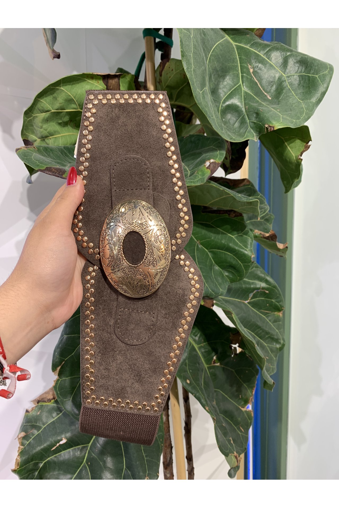 CINTURÓN  ELÁSTICO TACHUELAS