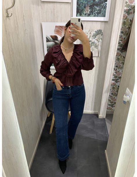 JEANS WIDE LEG VUELTA