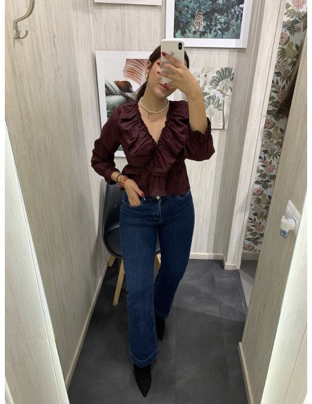 JEANS WIDE LEG VUELTA