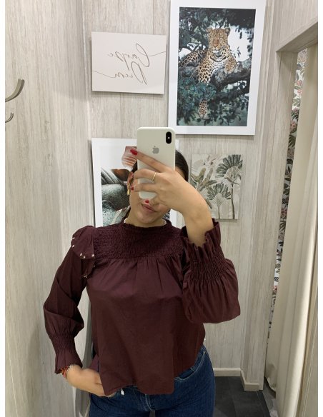 BLUSA NIDO DE ABEJA ESTRELLAS BLUSA NIDO DE ABEJA ESTRELLAS