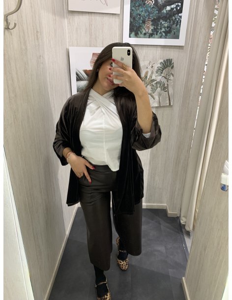 PANTALÓN WIDE LEG POLIPIEL