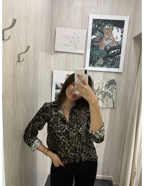 CAMISA BÁSICA LEOPARDO