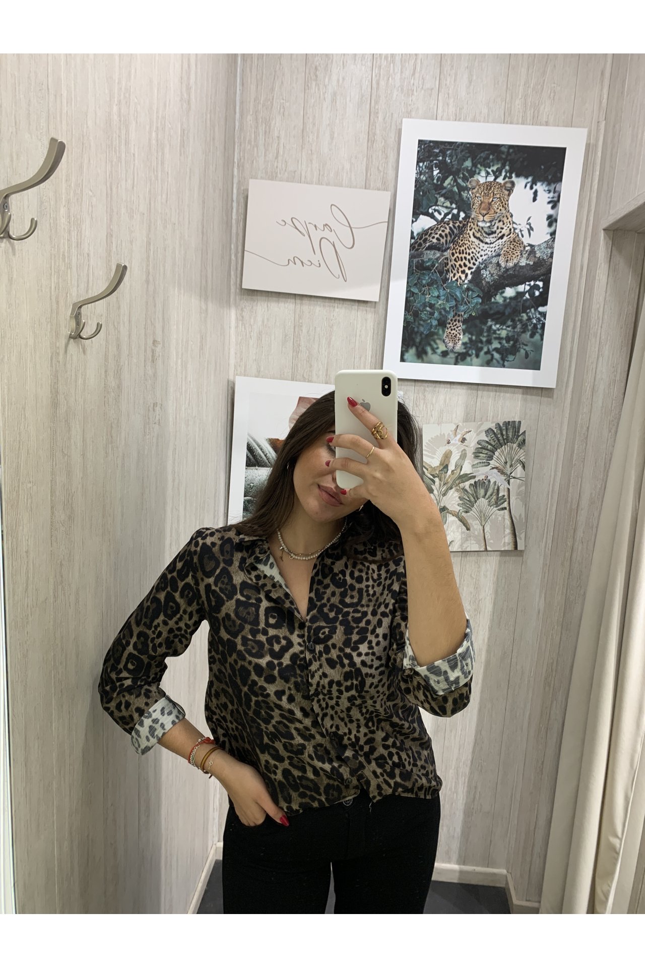 CAMISA BÁSICA LEOPARDO