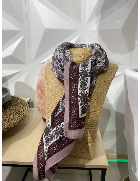 PAÑUELO CACHEMIR ROSA