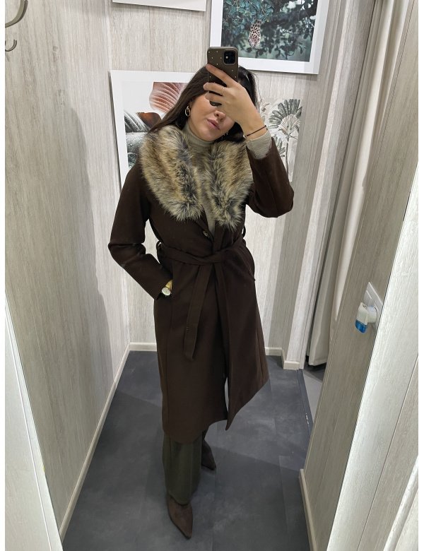 ABRIGO LARGO PELO DESMONTABLE