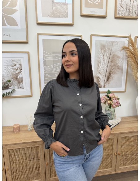 CAMISA CUELLO VOLANTE