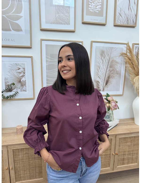 CAMISA CUELLO VOLANTE