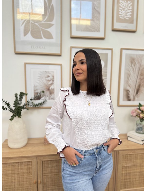 BLUSA NIDO DE ABEJA VIVO