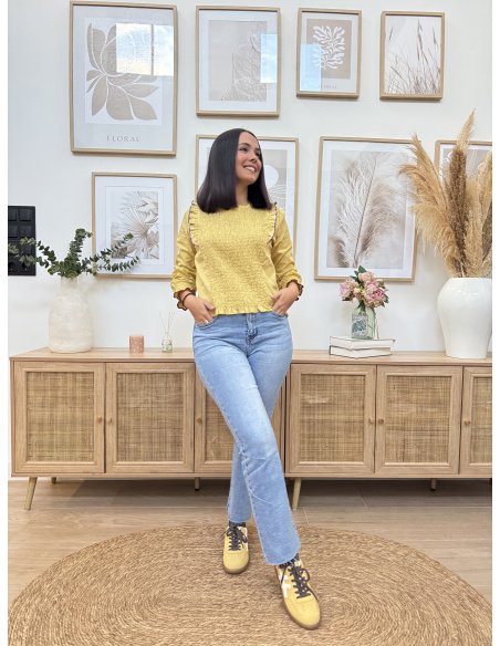 BLUSA NIDO DE ABEJA VIVO