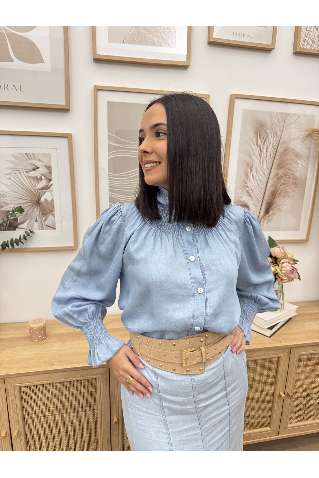 CAMISA DENIM CUELLO SOFT