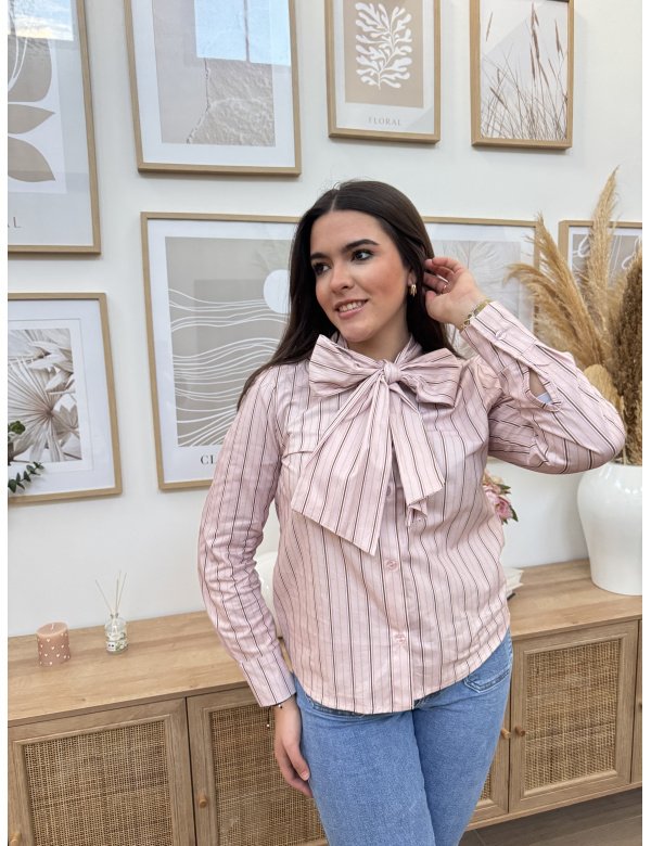CAMISA LAZO RAYA ANCHA