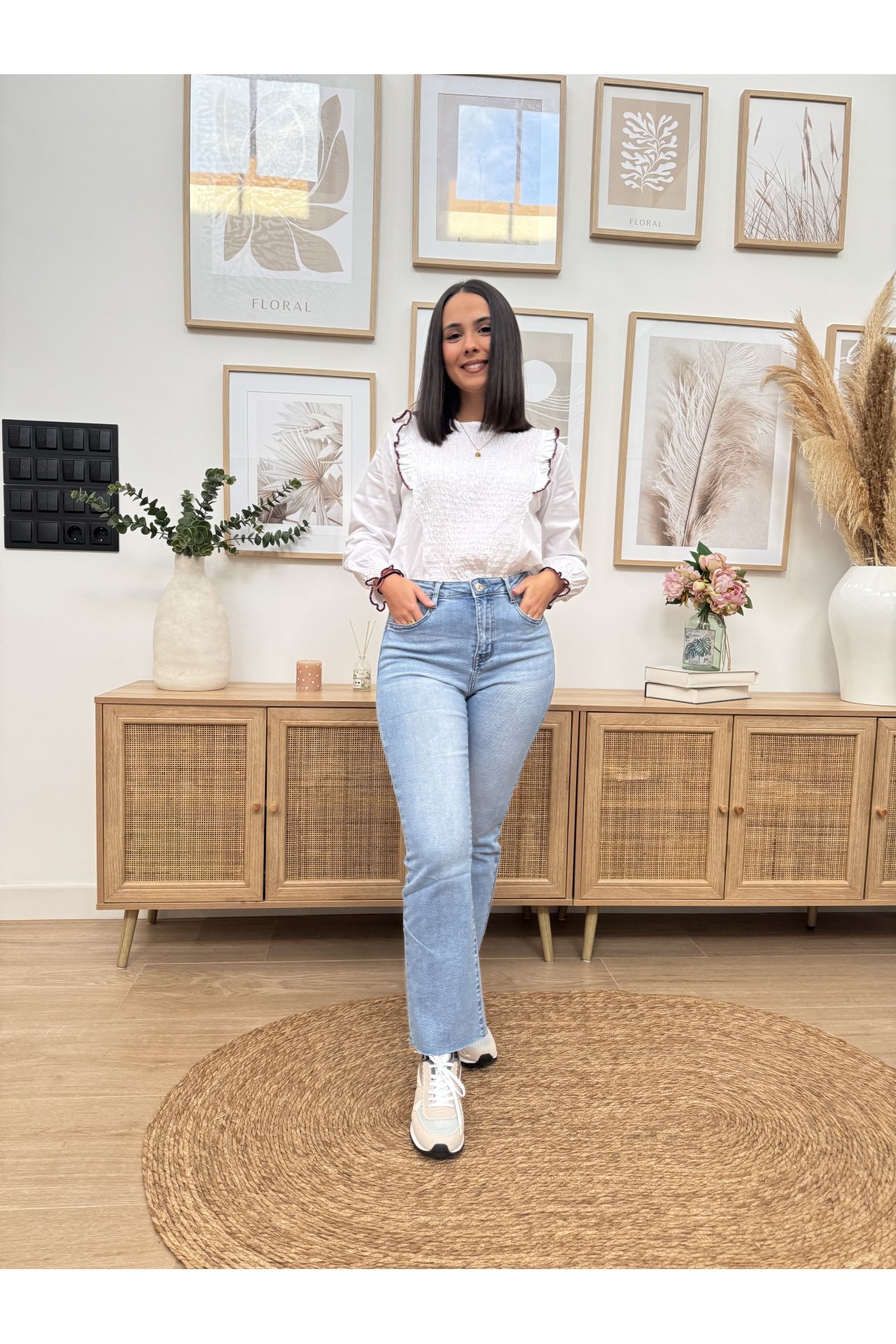 JEANS FLARE BÁSICO VAQ MEDIO