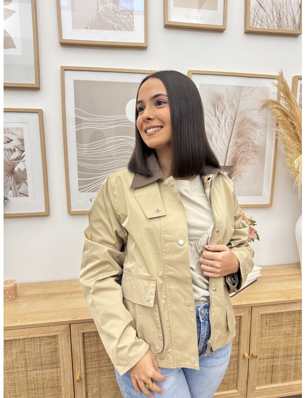 CHAQUETA NYLON ESTILO BARBOUR