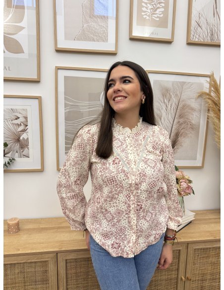 CAMISA CACHEMIR VOLANTE