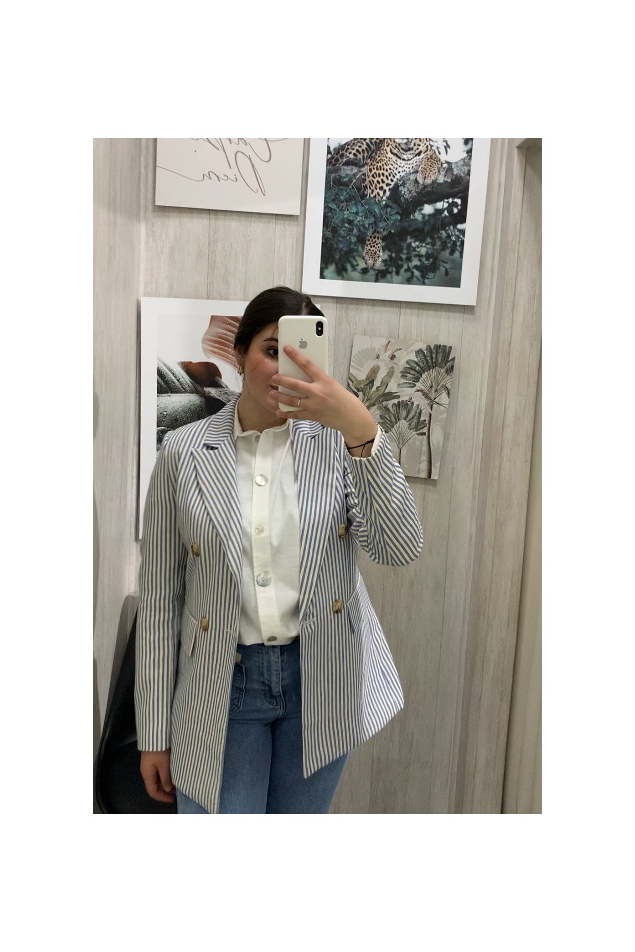 BLAZER CRUZADA RAYAS