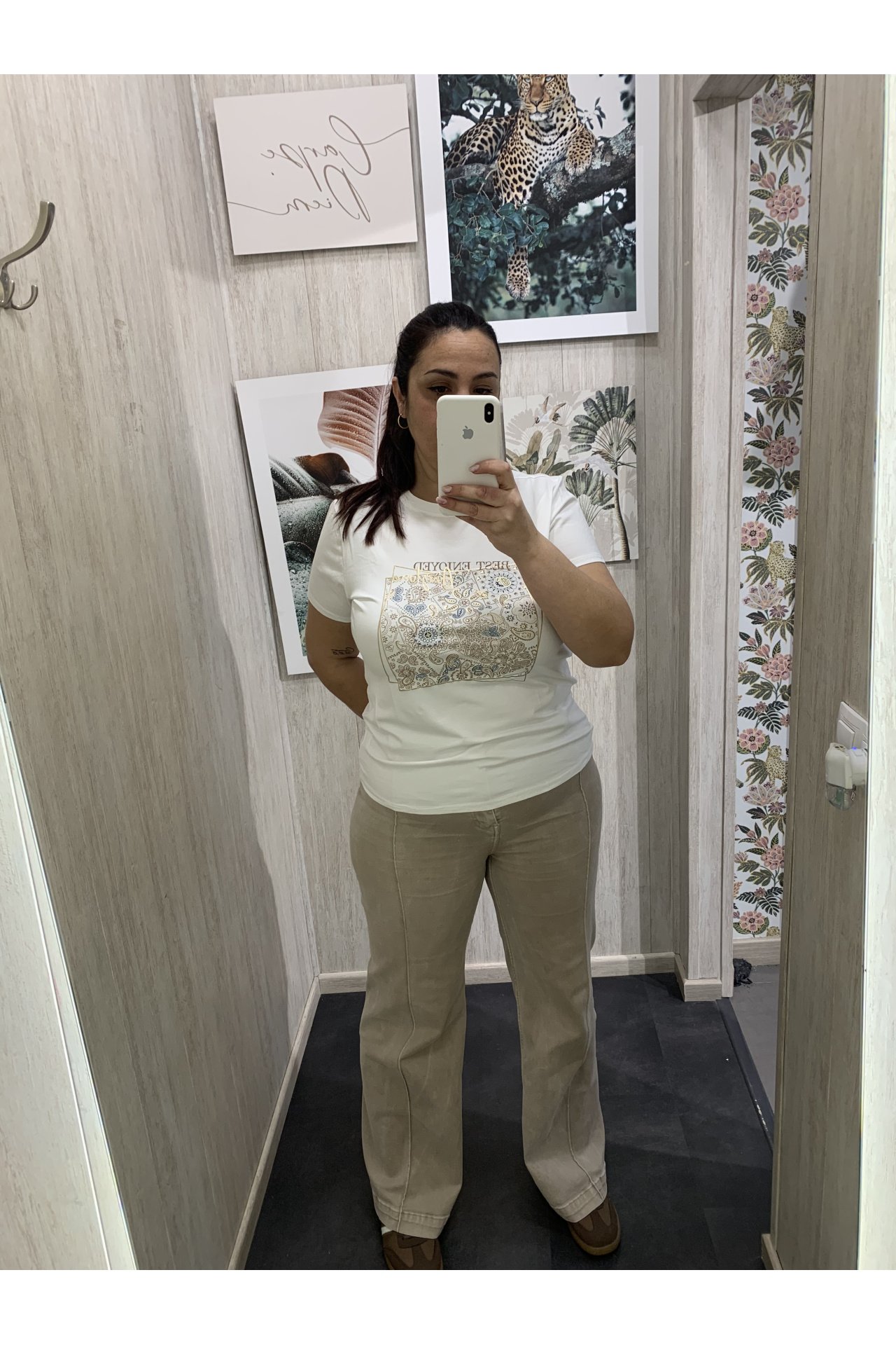 CAMISETA ALGODÓN DIBUJO CACHEMIR