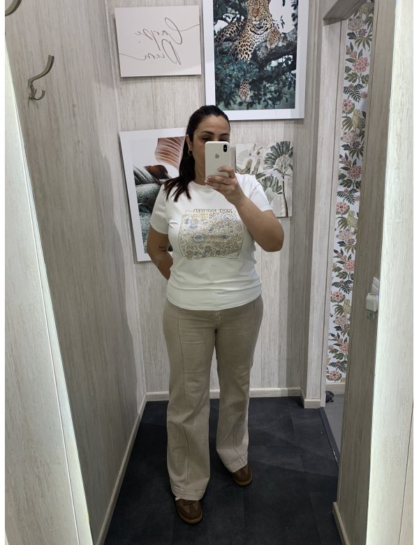 CAMISETA ALGODÓN DIBUJO CACHEMIR 2