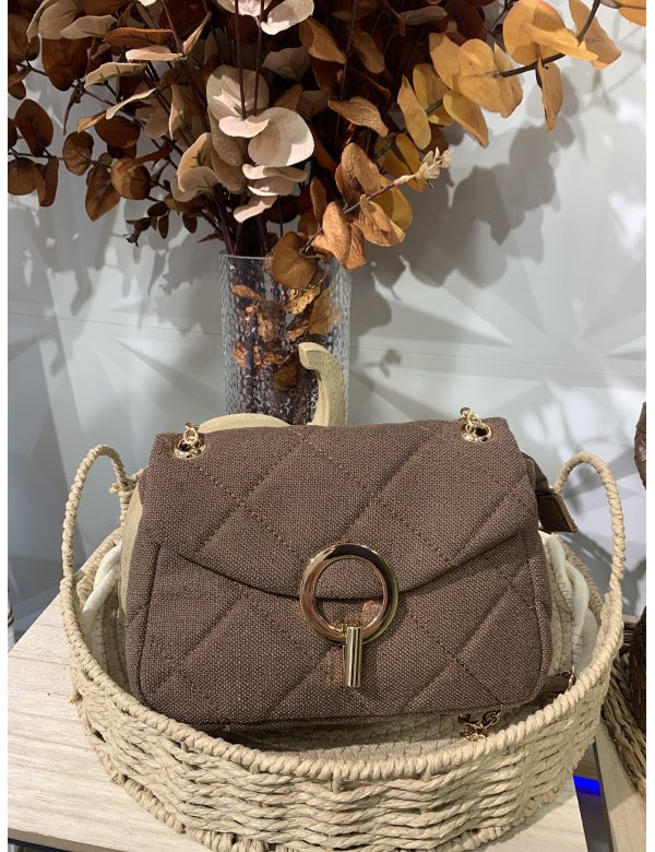 BOLSO ACOLCHADO TELA