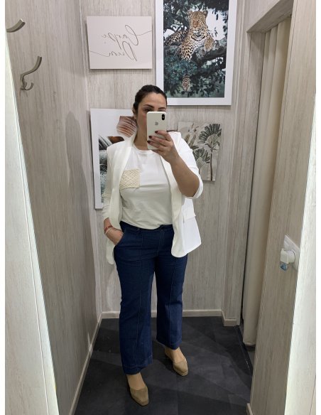BLAZER BÁSICA FRUNCIDA