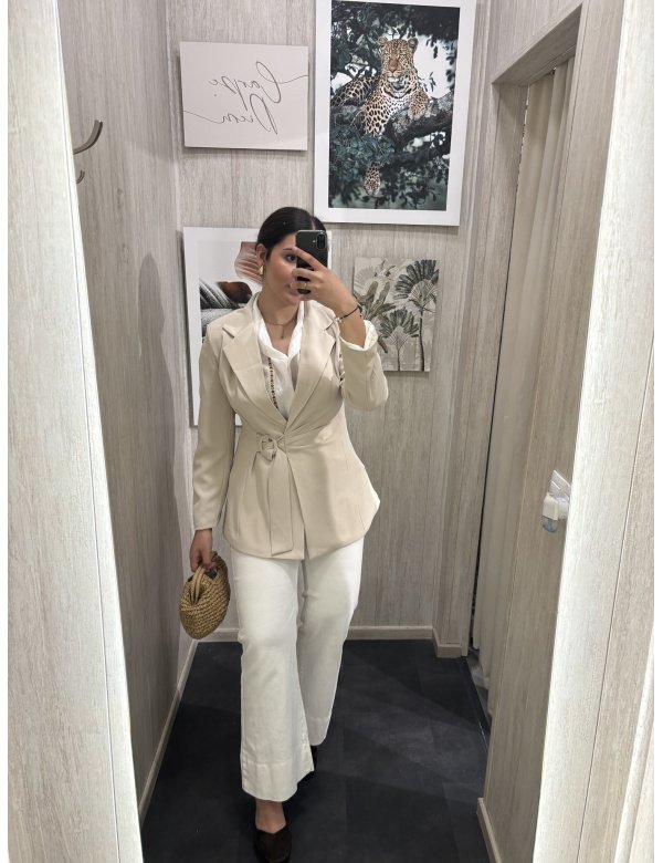 JEANS WIDE LEG VUELTA BLANCO